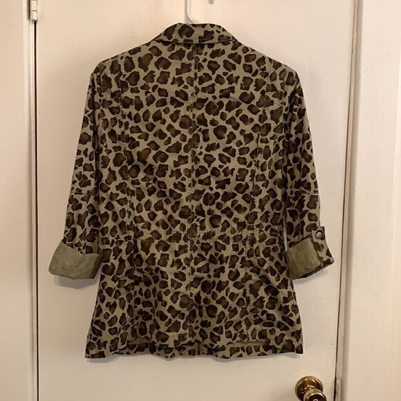 EUC Ashley by 26 international downtown collection leopard coat! Size S - Picture 3 of 4